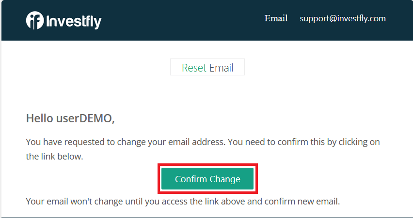 Confirm Email Change