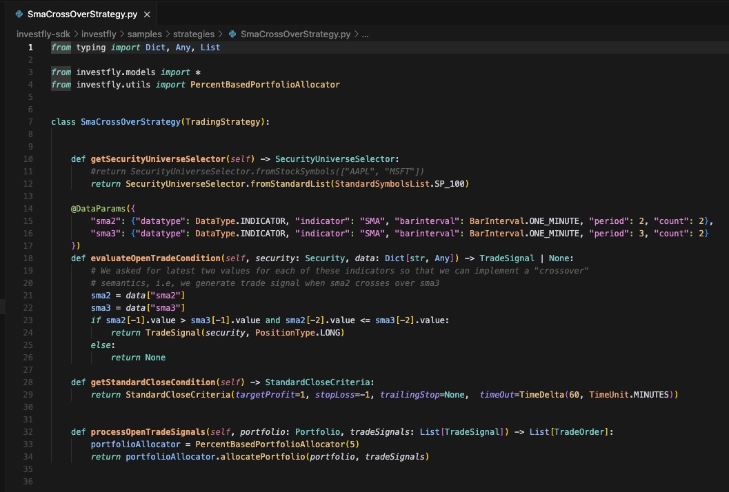 Python Algorithmic Trading Strategy Development